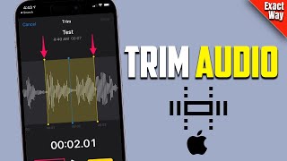 How to Trim Audio in iPhone  Full Guide  How to Edit Audio Files on iPhone [upl. by Tnerual]