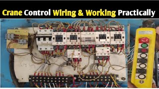 Electrical Hoist Wiring Diagram Crane Control Wiring Wiring and Working Crane Control Wiring [upl. by Aleakim]