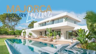 Luxus Immobilien Mallorca Moderne Villa mit grandioser PoolLandschaft in Santa Ponsa [upl. by Ahsitan]