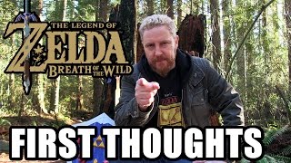 ZELDA BREATH OF THE WILD First Thoughts  Happy Console Gamer [upl. by Dedie]