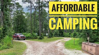 Video Tour of Oyster Point Campground Croatan NF NC [upl. by Anihsak275]