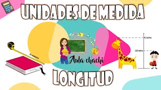 Unidades de Medida  Longitud  Aula chachi  Vídeos educativos para niños [upl. by Hsizan]