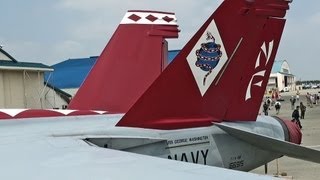 NF100 Diamondbacks Static Display Spring Festival 2012 NAF Naval Air Facility Atsugi 厚木基地 [upl. by Arytal]