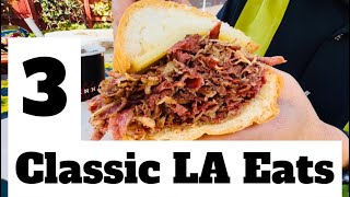 3 Classic LA Eats  CBS Seafood  Johnnies Pastrami  Titos Tacos [upl. by Margarita46]