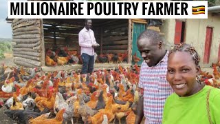 How I make Millions Of Money Through Local Chicken Farming  Poultry Farming in Uganda [upl. by Llerrom]