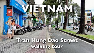 Vietnam Walk  Saigon District 1 Ho Chi Minh City Streets Walking Tour [upl. by Ocirled]