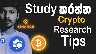 තනිව Study කරන්න Crypto Research Tips  Sinhala [upl. by Nnaer]