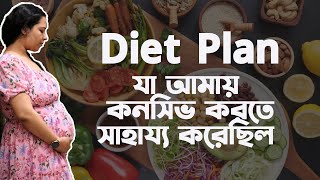 🍵📝Diet Plan to help Conceive Baby  Personal Diet Chart  The Bong Parenting [upl. by Lorain]