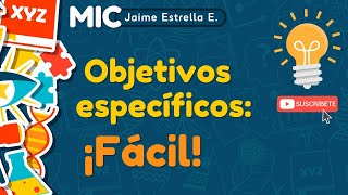 📌 Consejos para redactar tus objetivos específicos  ¡Muy sencillos [upl. by Shandie]