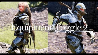 SKYRIM MOD I Equipment Toggle 2 I SKSE Plugin I No Esp [upl. by Goulet]