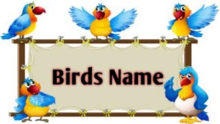 Birds Name  birds name with pictures  birds name in English  mirhaabbasitv [upl. by Poyssick]