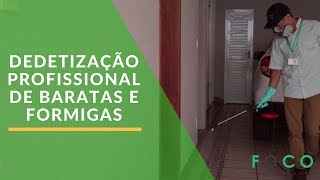 DEDETIZAÇÃO DE BARATAS  FORMIGAS [upl. by Lleznov]