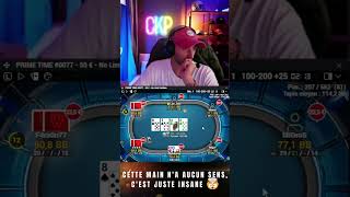 CETTE MAIN NA AUCUN SENS CEST JUSTE INSANE 🤯 live pokerfrancais winamax poker pokeronline [upl. by Aninat]