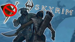 These Camera Angles are HILARIOUS  Skyrim Unarmed Challenge 2 [upl. by Alokin]