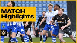 Match Highlights  Colchester United v Newport County [upl. by Folly318]