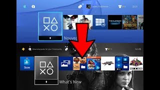 TUTO  Comment changer le fond décran de sa PS4 [upl. by Auj]