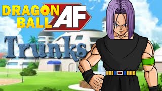 Trunks AF Story Mode  DragonBall AF Budokai HD [upl. by Joane]