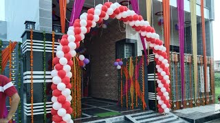 New House Opening Ceremony Decoration  Balloon Arch  8814004159 [upl. by Nana]