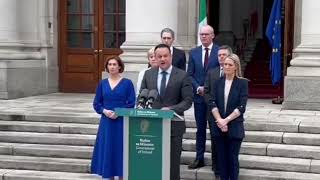 Leo Varadkar announces he is stepping down as Taoiseach [upl. by Alyhs]