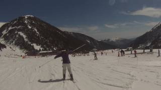 Esquiando en Vallter 2000 Prineos Catalanes GoPro [upl. by Etneciv477]