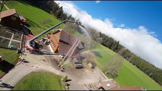 Feuerwehr Grosswangen im Einsatz 🚒🪓 🇨🇭 Firefighters in Action [upl. by Eednil]