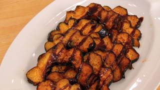 Balsamic Glazed Roasted Acorn Squash  Laura in the Kitchen Episode 248 [upl. by Busby919]