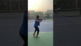 Forehand from baseline  Slow motion [upl. by Animehliw]