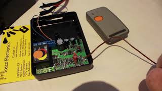 How to program An Sentry 433 Binary Trinary French Receiver [upl. by Nofpets463]