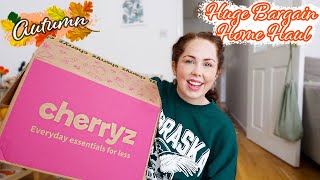 HUGE Cherryz Haul October 2021  Autumn AND Christmas Affordable Household Unboxing HAUL [upl. by Htebilil601]