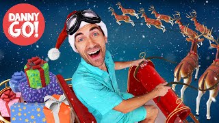 Dannys Sleigh Ride Adventure 🦌🛷❄️ Christmas Brain Break Dance  Danny Go Holiday Songs for Kids [upl. by Livvy221]