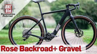 Rose Backroad Gravel GRX RX810 im Test EGravelbike mit Shimano EP8 und leichtem CarbonRahmen [upl. by Etnom]