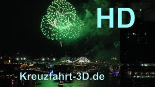 Feuerwerk Hafengeburtstag Hamburg 2013 [upl. by Nonahs]