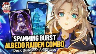 Albedo Burst Spamming Deck  Genshin TCG [upl. by Ollecram]