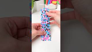 Easy Bookmark with Confetti 🎊 shorts [upl. by Efrem]