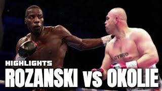 LUKASZ ROZANSKI VS LAWRENCE OKOLIE HIGHLIGHTS  KNOCKOUT [upl. by Imeon]