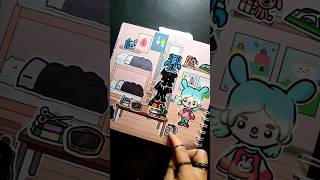 ❗Sticker book❗ diy shortvideo tocalifeworld tocaboca quietbook stickerbooks sticker paperdiy [upl. by Leahplar]