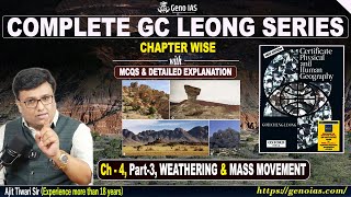 L13 Mastering GC Leong Chapter 4 Part 3 Weathering amp Mass Movement MCQs with Solutions weather [upl. by Saenihp286]