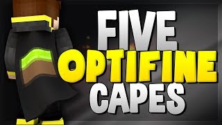 5 Optifine Cape Designs  Cool Minecraft Capes [upl. by Gower]