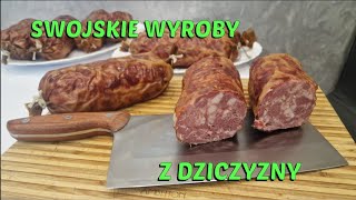 Kiełbasa szynkowa z dziczyzny [upl. by Ydissak]