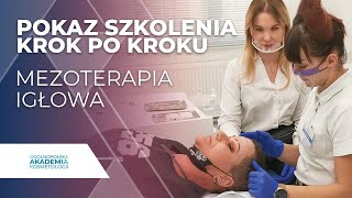 Mezoterapia Igłowa I Szkolenie medycyny estetycznej  KROK PO KROKU [upl. by Atelra]