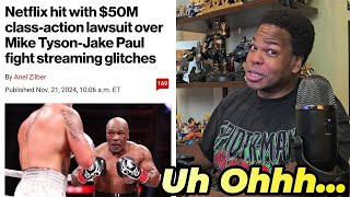 Jake Paul Vs Mike Tyson Just Got Netflix Sued [upl. by Gamages]