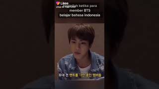 Bts belajar bahasa indonesia [upl. by Noreht765]