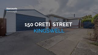 FOR SALE  150 Oreti Street Kingswell  Harcourts Invercargill [upl. by Illek]