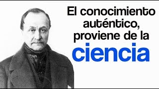 ¿Qué es el positivismo 🤔🔬 Auguste Comte y la ciencia [upl. by Aikenahs]