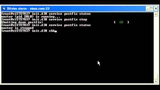 Detener el servicio postfix en CentOS [upl. by Aoht493]