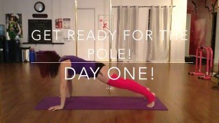 Quick and easy exercises to get ready for pole dancing [upl. by Alyn]