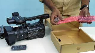 sony nx 200 video camera unboxing video done by hrrajeshphotography [upl. by Dani]