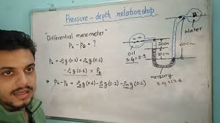 Manometer Numerical 1  Fluid Statics [upl. by Thrasher806]