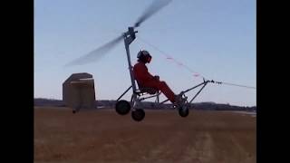 GYROKITE  Flying a Gyrocopter with No Motor [upl. by Cnahc]