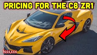 PRICING REVEALED 2025 c8 ZR1 prices are INCREASING it’s CRAZY HOW MUCH [upl. by Naitirb315]